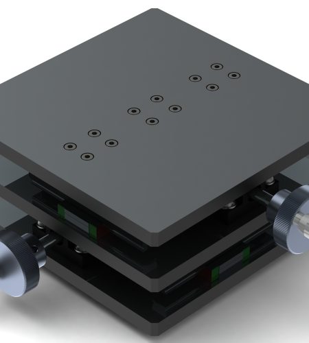 Custom Manual XY Table 3D model